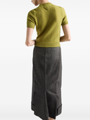 Prada Short Sleeve Cashmere Sweater
