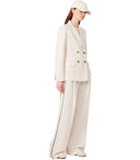 Max Mara Weekend Colibrí Ivory Double Breasted Blazer