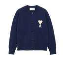 Ami Cardigan Col Rond Avec Ami De Coeur Contraste