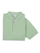 Sette Fili kasjmier poloshirt M/Manica Fondo Tubolare Con Spacchi