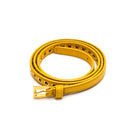 Prada Ceinture fine à œillets Prada Mimosa