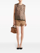 Prada Small Belted Leather Two Way Bag