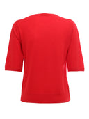 Kangra Cashmere Girocollo Rasato Manica Al Gomito