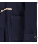 Baracuta Doble Duffle corto Marina azul marino Montgomery chaqueta