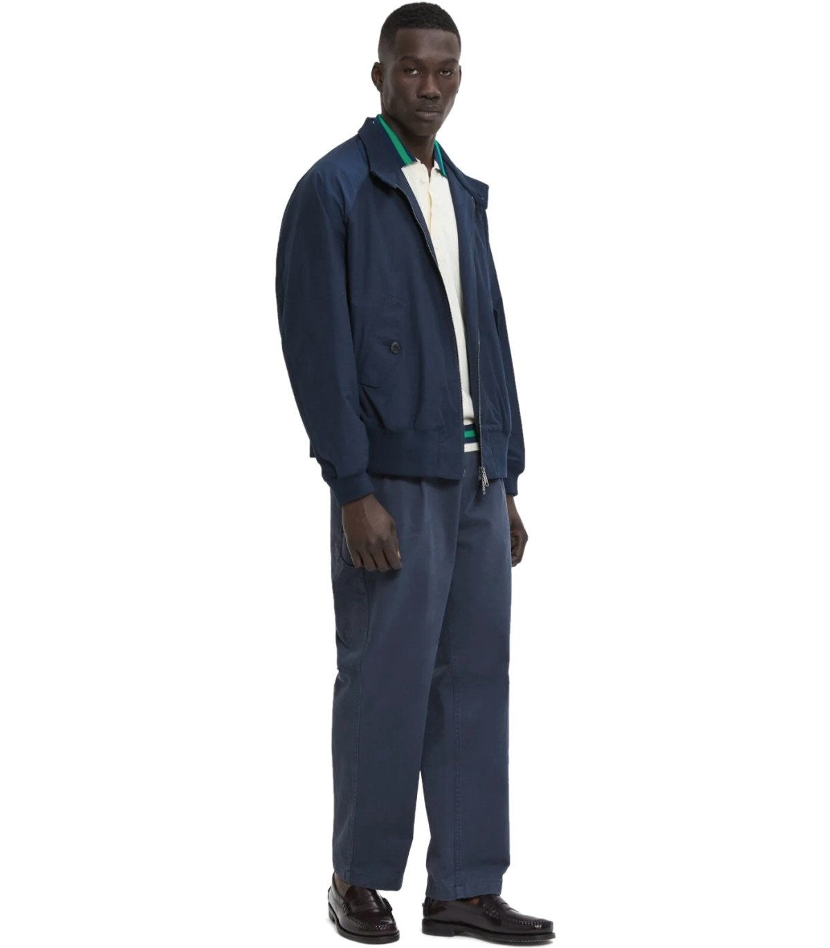 Baracuta G9 Harrington Navy Blue Bomber Jacket – Balardi