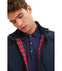 Baracuta G9 Suède Navy Blue Bomber Jacket