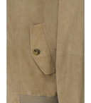 Baracuta G9 Suède Storm Grey Bomber Jacket