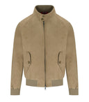 Baracuta G9 Suède Storm Grey Bomber Jacket
