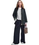 Barbour Beadnell Wax Sage Green Jacket