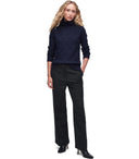 Barbour Burne Roll Blue Turtleneck Jumper