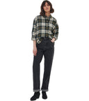 Barbour Elishaw Tartan Beige Green Shirt