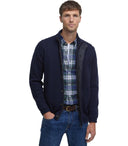 Barbour Essential Patch Blue Strickjacke