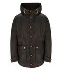 Barbour Game Wachs Olive Green Parka