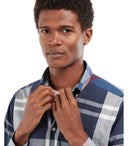 Barbour Harris Tartan Navy Blue Shirt