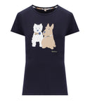 Barbour Highlands Marine Blue T -Shirt