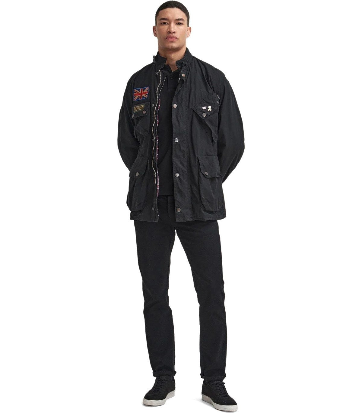 Barbour International Steve McQueen 60 ° Anniversario Giacca nera
