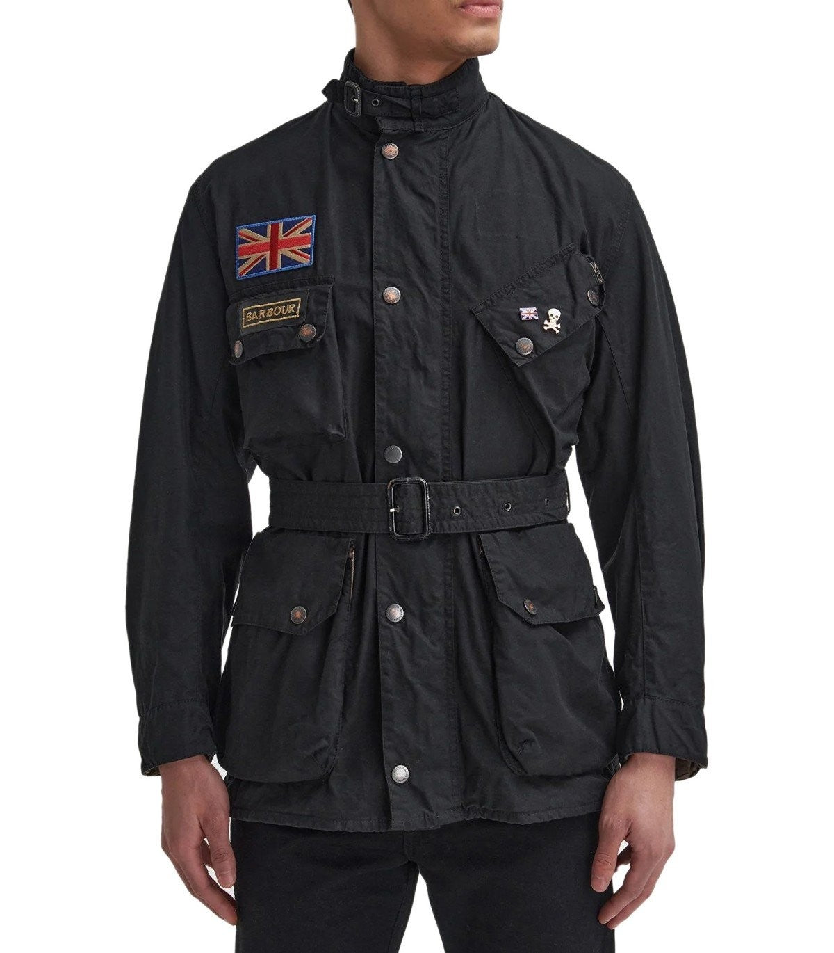 Barbour International Steve Mcqueen 60 Th Anniversary Wax Black