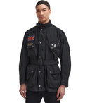 Barbour International Steve McQueen 60 TH Anniversary Wax Black Jacket