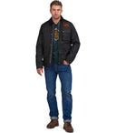 Barbour International Workers Wax Black Jacket