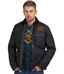 Barbour International Workers Wax Black Jacket