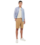 Barbour Linton Navy Blue White Shirt