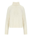 Barbour Malton Ecru Turleneck Jumper