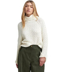 Barbour Malton Ecru Turleneck Jumper