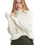 Barbour Malton Ecru Turleneck Jumper