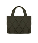 Barbour Mariah Quilted Mini Olive Green Shopping Bag