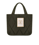 Barbour Mariah Quilted Mini Olive Green Shopping Bag