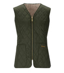 Barbour Markenfield 올리브 그린 가역 조끼