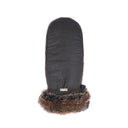 Barbour Olive Green Gloves With Faux Fur