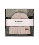 Barbour Soft Mint Pendel Beanie + Blair Scarf Set