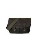 Barbour Tarras Wax Olive Green Crossbody Bag