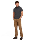 Barbour Tartan Pique Grey Polo Shirt