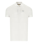 Barbour Tartan Pique White Polo