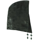 Cappuccio verde di cotone cerato di barbour