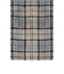 Barbour Welton Tartan Grey Beige Scarf