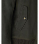 Barbour x Baracuta Porton Wax Olive Green Kurtka