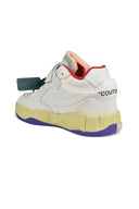 Sneaker di couture puzzle al largo "