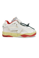 Sneaker di couture puzzle al largo "