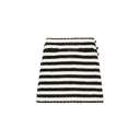 Celine Striped Crochet Mini Skirt