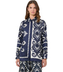 Max Mara Weekend Lastra Blaues Hemd