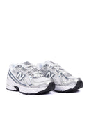 New Balance Scarpa Lifestyle Unisex Tier 1 Synthetic Mesh White/Silver/Navy D