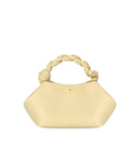 Ganni Bou Kleine gelbe Handtasche