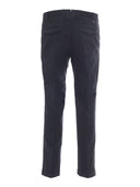 Pt01 Pantalone Master, 플랫 프론트, 대각선 포켓, 플랩 백 포켓, 마감 처리