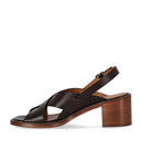 Guglielmo Rotta Glyde Chocolate Heeled Sandal