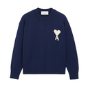 Ami Pull Col Rond Avec Ami De Coeur Contraste