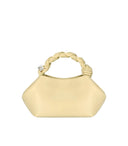 Ganni Bou Kleine gelbe Handtasche
