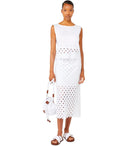 Max Mara Beachwear Maggio White Top